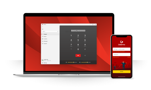 Zadarma app features